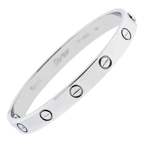 cartier platinum bracelet|cartier platinum love bracelet.